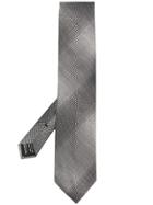 Tom Ford Checked Woven Tie - Grey