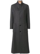 Marni Single Breasted Long Coat - Grey