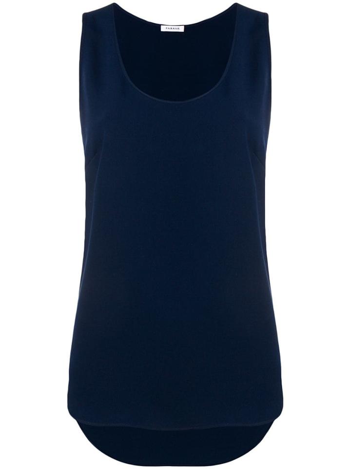 P.a.r.o.s.h. Scoop Neck Blouse - Blue