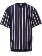 En Route Vertical Stripe T-shirt, Men's, Size: 1, Blue, Cotton
