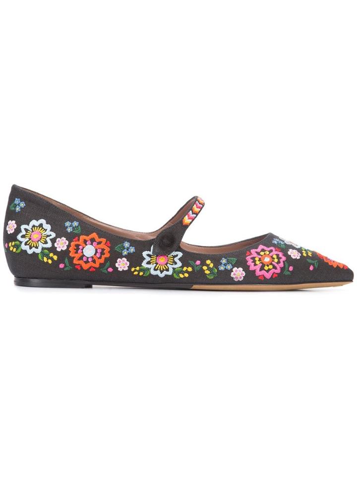 Tabitha Simmons 'hermione Fest' Ballerina Shoes - Black