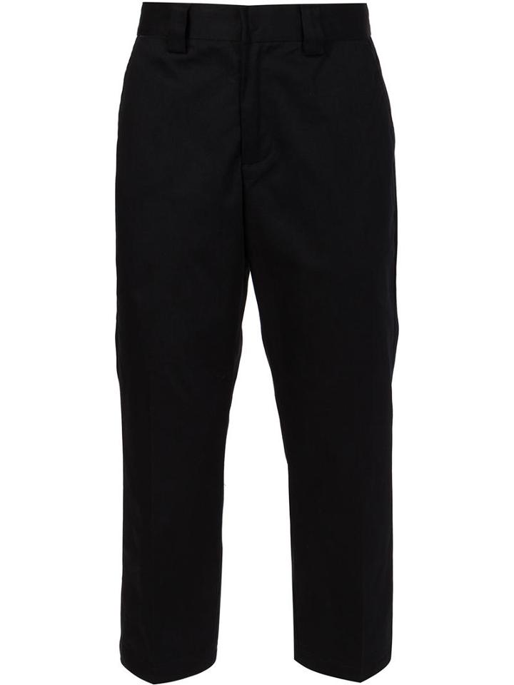 Stussy Cropped Trousers, Men's, Size: 34, Black, Polyester/cotton
