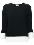 Moncler Contrast Trim Sweater - Black