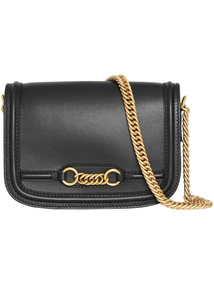 Burberry The Leather Link Bag - Black