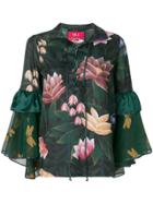 F.r.s For Restless Sleepers Floral Print Blouse - Green