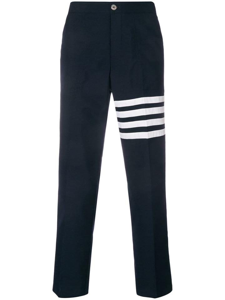 Thom Browne 4-bar Slanted Pocket Chino - Blue