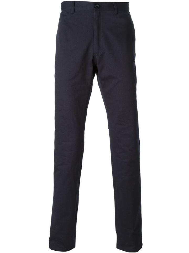 A.p.c. Chino Trousers, Men's, Size: 34, Blue, Cotton