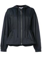 Elizabeth And James Hooded Bomber Jacket - Blue