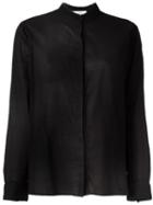 Vanessa Bruno Athé Mandarin Neck Shirt, Women's, Size: 36, Black, Cotton