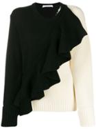 Philosophy Di Lorenzo Serafini Asymmetric Ruffle Detail Sweater -