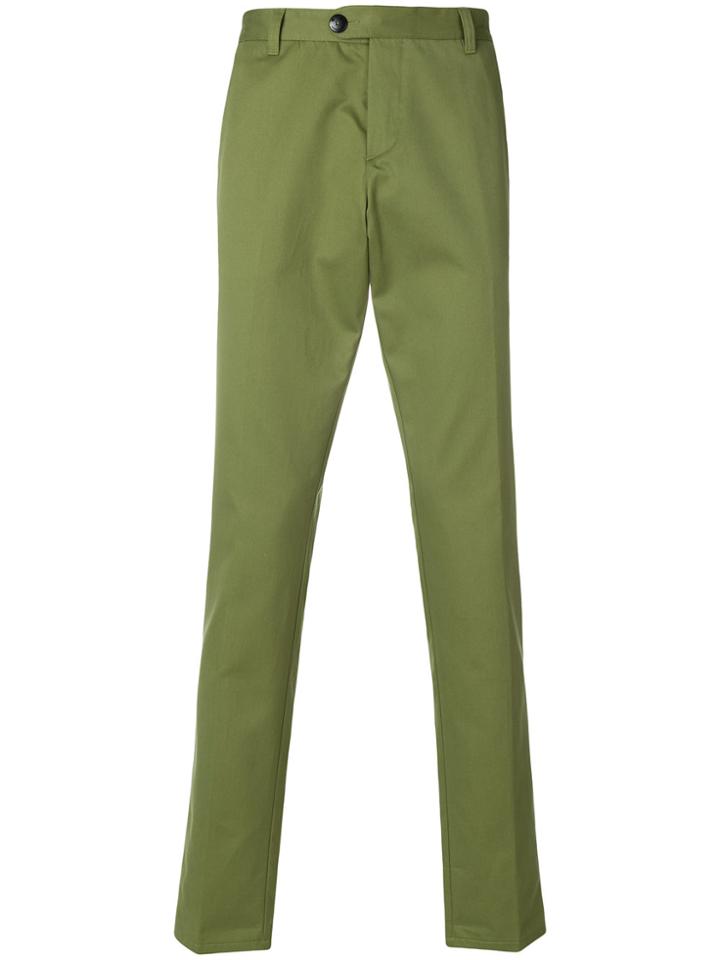 Jijibaba Classic Chino Trousers - Green