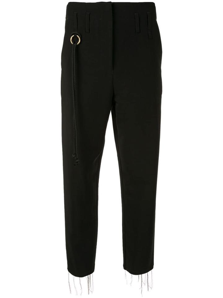 Song For The Mute Slim-fit Tailored Trousers - Black