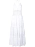 Charo Ruiz Embroidered Lace Corset Dress - White