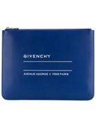 Givenchy Logo Clutch - Blue