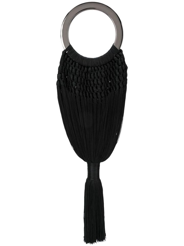 Cult Gaia Angelou Tassel Handbag - Black