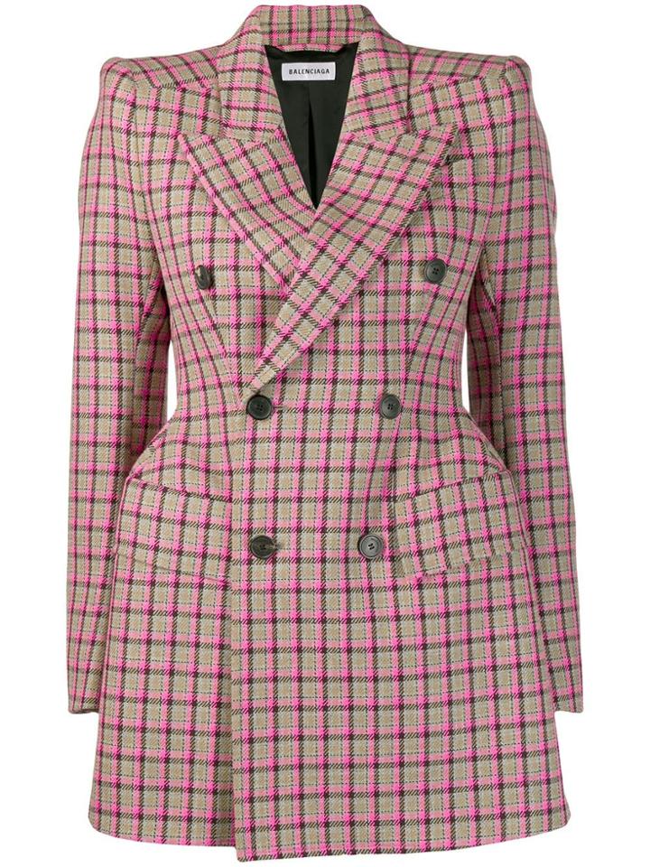Balenciaga Hourglass Blazer - Pink