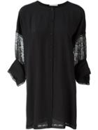 Givenchy Lace Inserts Blouse