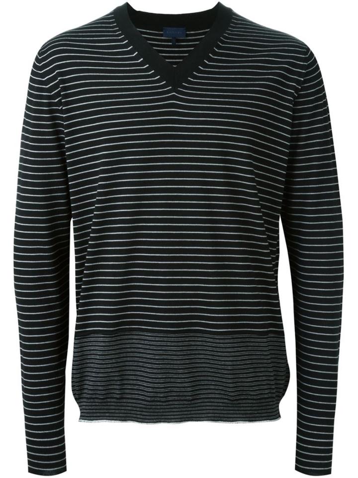 Lanvin Striped V-neck Jumper