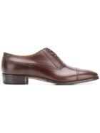 Gucci Lace-up Oxford Shoes - Brown