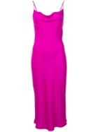 Fleur Du Mal Cowl-neck Midi Dress - Pink