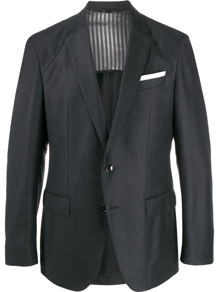 Boss Hugo Boss Single-breasted Blazer - Grey