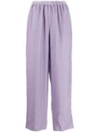 Forte Forte High Waisted Trousers - Purple
