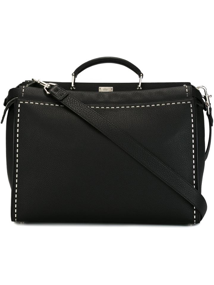 Fendi 'peekaboo' Tote - Black