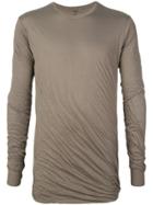 Rick Owens Gathered T-shirt - Grey