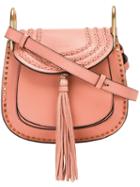 Chloé Small 'hudson' Crossbody Bag, Women's, Pink/purple, Calf Leather/calf Suede