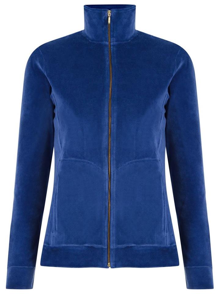 Lygia & Nanny High Collar Jacket, Women's, Size: 42, Blue, Cotton