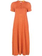Barrie Knitted Dress - Yellow & Orange