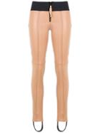 Andrea Bogosian Skinny Leather Trousers - Nude & Neutrals