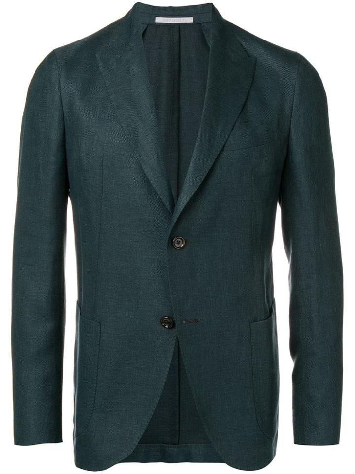 Eleventy Slim-fit Blazer - Green
