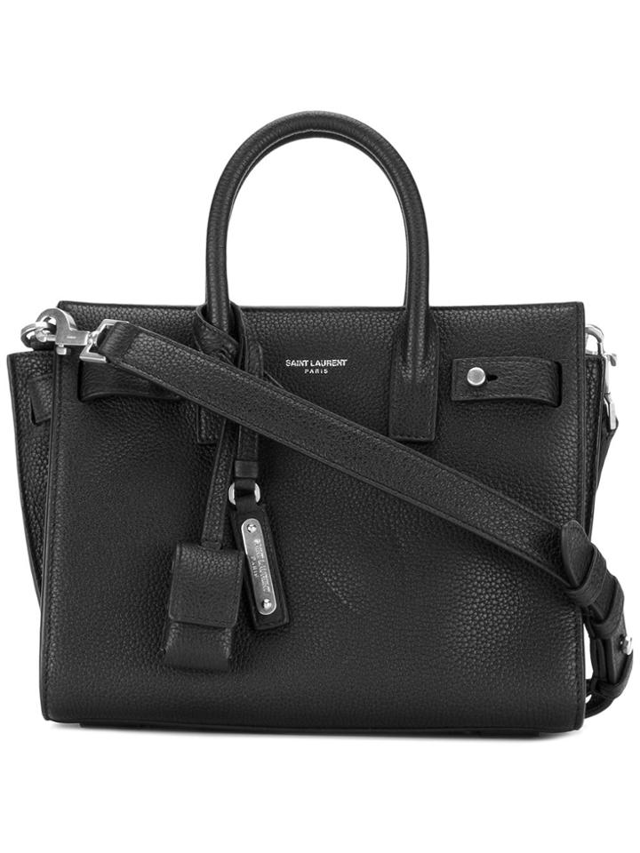Saint Laurent Nano Sac De Jour Bag - Black