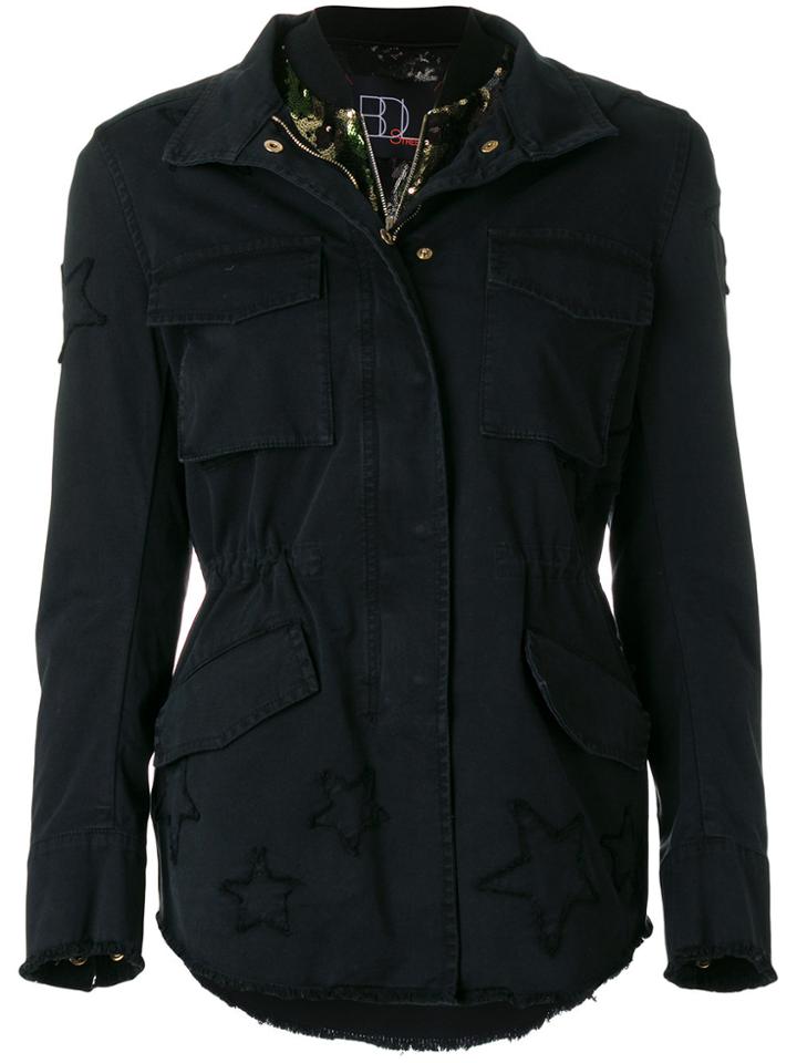 Bazar Deluxe Embroidered Stars Jacket - Black