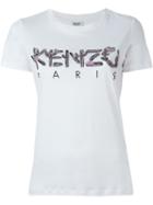 Kenzo Kenzo Paris Print T-shirt, Women's, Size: Small, Black, Cotton/modal