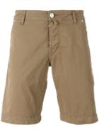 Jacob Cohen Bermuda Shorts, Men's, Size: 40, Brown, Cotton/spandex/elastane