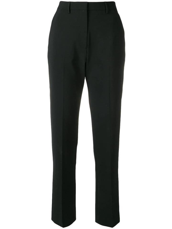 Krizia High-rise Tailored Trousers - Black