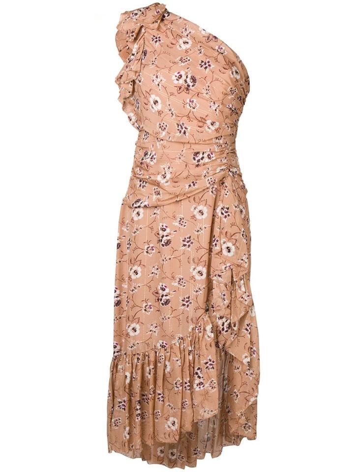 Ulla Johnson Belline One-shoulder Dress - Neutrals