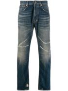 Prps Distressed Straight-leg Jeans - Blue