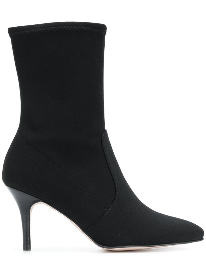 Stuart Weitzman Cling Ankle Boots - Black