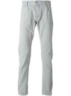 Dolce & Gabbana Straight Leg Jeans, Men's, Size: 50, Grey, Cotton