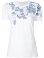 Ermanno Scervino Floral Embroidered T-shirt - White