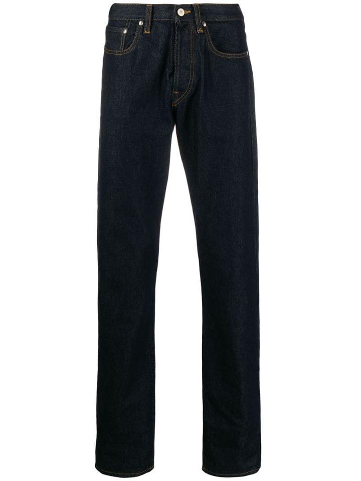 Ps Paul Smith Five Pocket Design Jeans - Blue