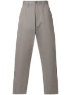 E. Tautz 'chore' Wide Leg Trousers - Grey