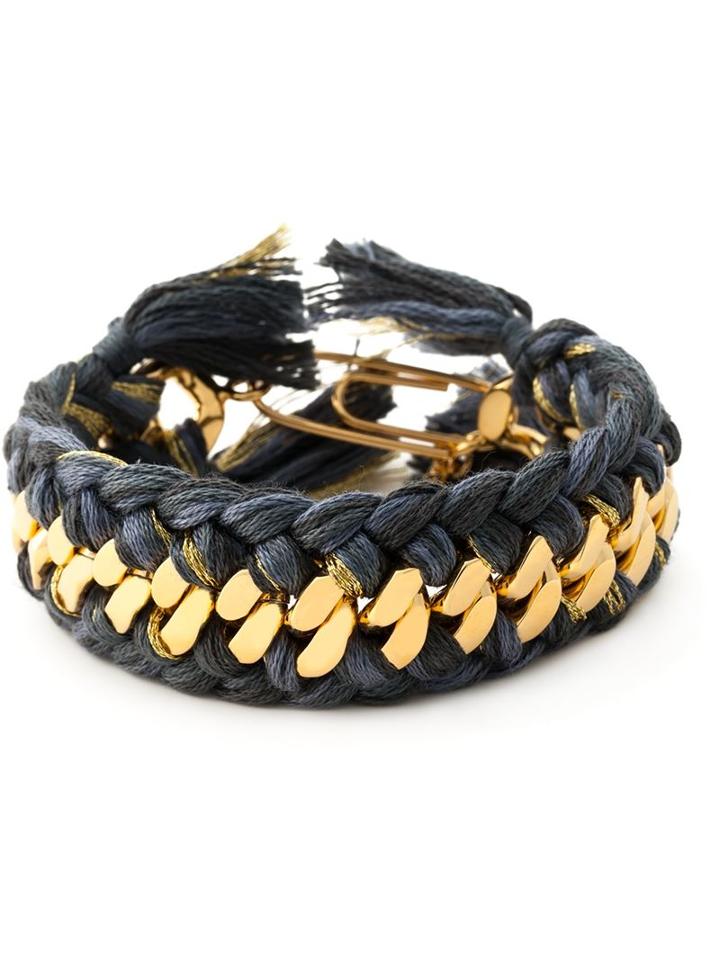 Aurelie Bidermann 'do Brasil' Bracelet, Women's, Grey