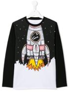 Stella Mccartney Kids Teen Rocket Print T-shirt - Black