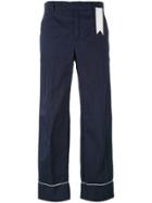 The Gigi Wide Leg Trousers - Blue