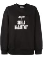 Adidas By Stella Mccartney Logo Print Sweatshirt, Women's, Size: Xxs, Black, Cotton/polyester