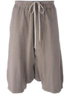 Rick Owens Drkshdw Drop-crotch Shorts, Men's, Size: Small, Nude/neutrals, Cotton